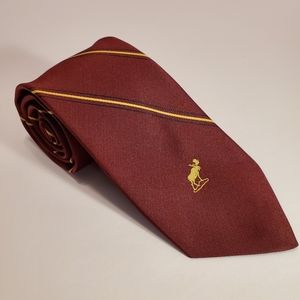 Moose Club Red Stripe Tie Officers Membership Achievement Award